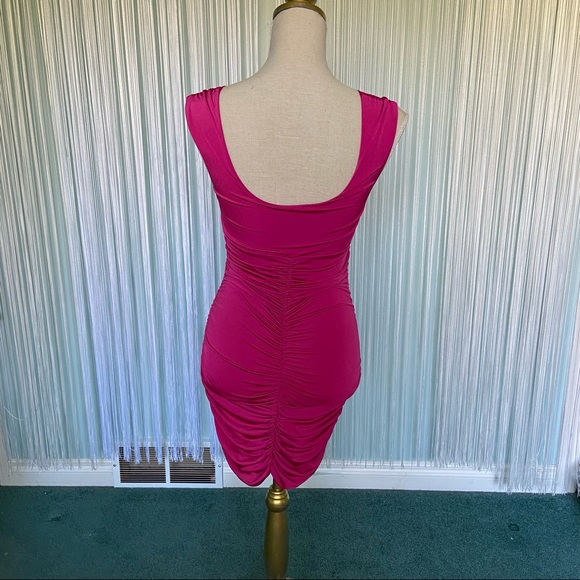 Pink Ruched Dress - Picture 7 of 16